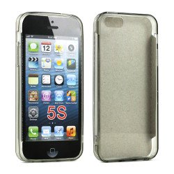 Apple iPhone 5 5S Crystal Clear Hybrid Case (Smoke Clear)